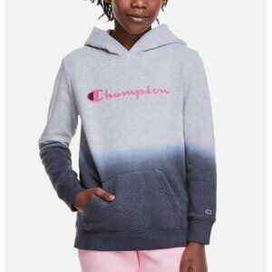 NWT CHAMPION Size CH/XL pouch pocket, Soft-touch, Dip-Dye Hoodie MSRP $40